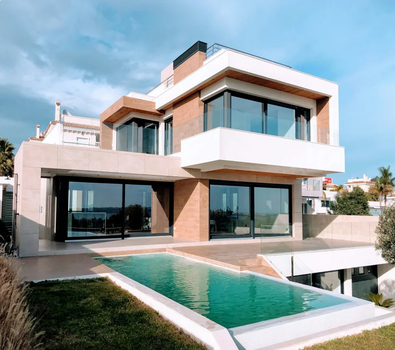 Luxury property with pool
